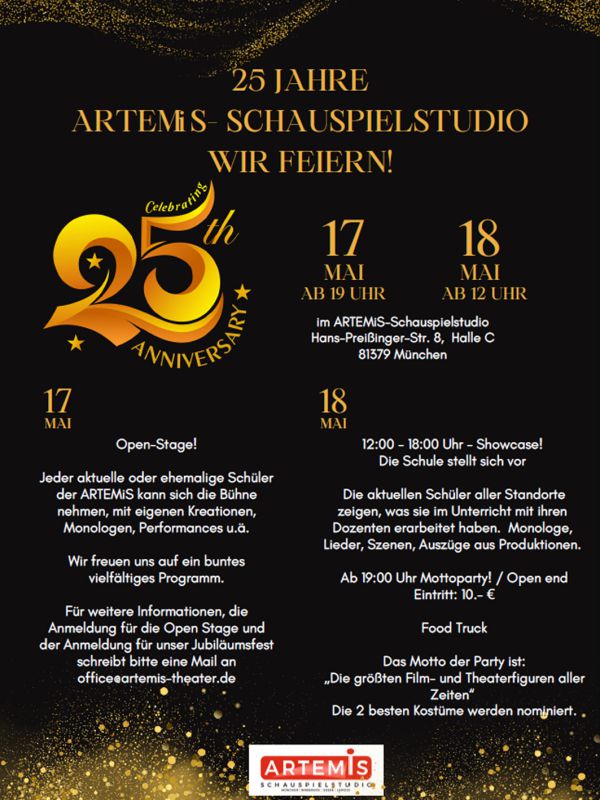 25 Jahre Artemis Schauspielstudio München