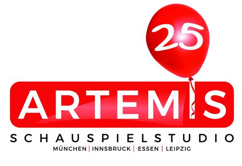 Logo zum 25 Jahre Jubiläum Artemis Schauspielstudio